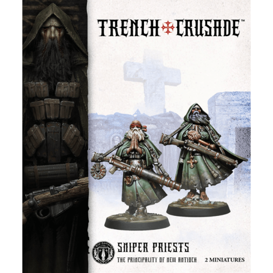 Trench Crusade: Sniper Priests – elitarny snajper New Antioch 2 figurki